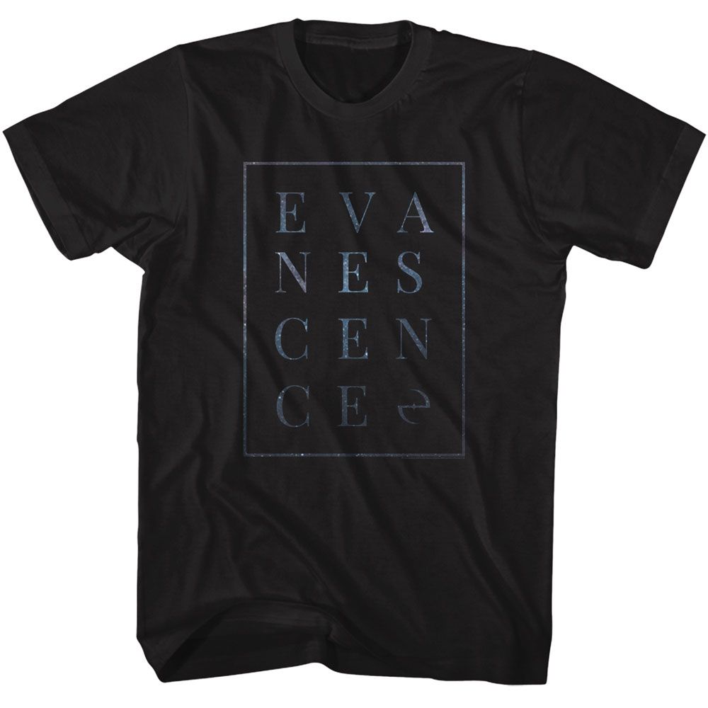 Black Evanescence t-shirt featuring Evanescence Box design
