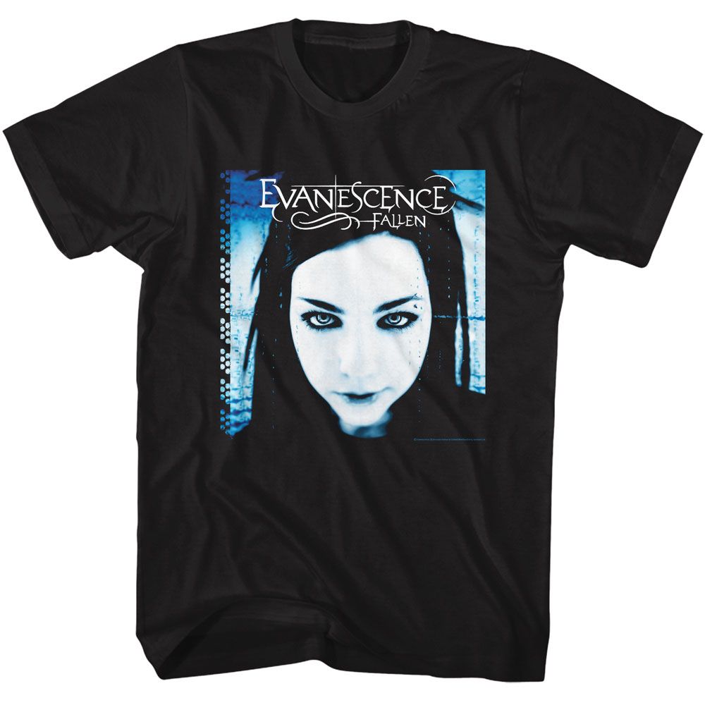 Black Evanescence t-shirt featuring Evanescence Fallen 2003 album cover design