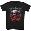 Black The Expendables t-shirt featuring The Expendables Skull And Guns design