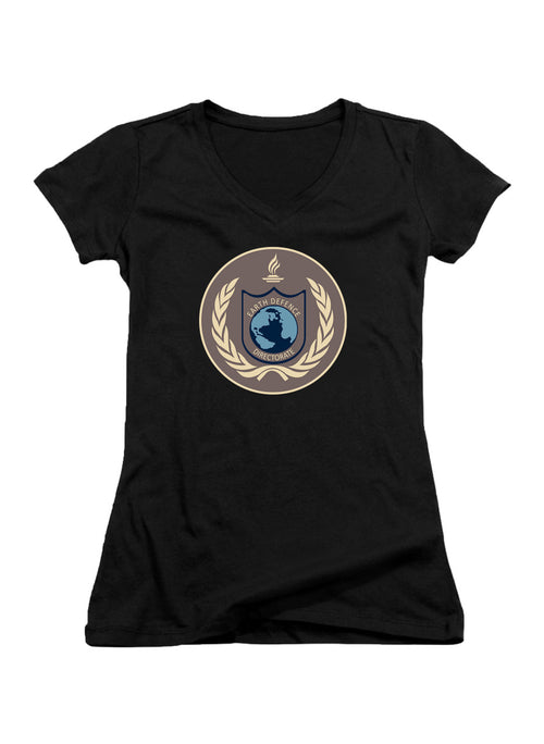Black Earth Defense Directorate Juniors V-Neck T-Shirt