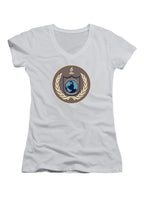 White Earth Defense Directorate Juniors V-Neck T-Shirt