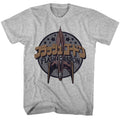Gray heather Flash Gordon t-shirt featuring Flash Gordon Halftone design
