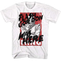 White Flash Gordon t-shirt featuring Flash Gordon Graffiti design