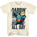 Natural Flash Gordon t-shirt featuring Flash Gordon Dab Gordon design