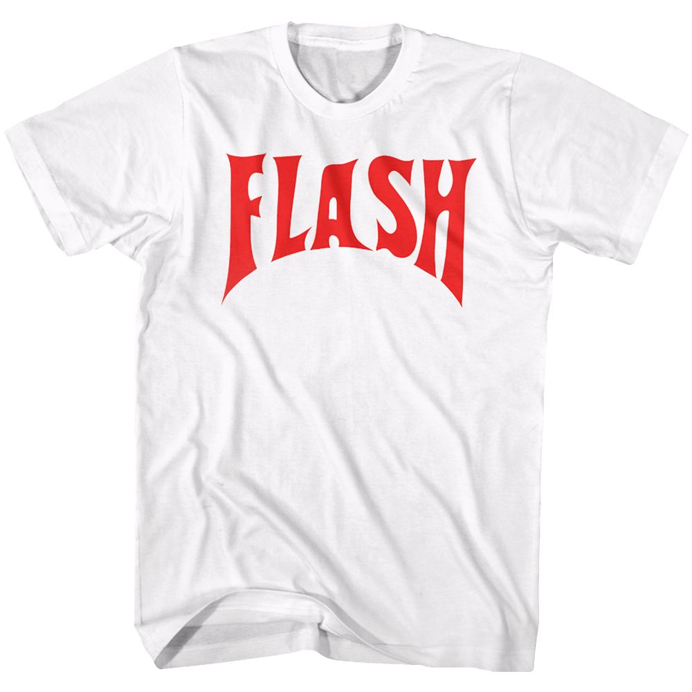 White Flash Gordon t-shirt featuring Flash Gordon Flash Front Only design