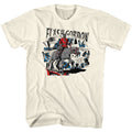 Natural Flash Gordon t-shirt featuring Flash Gordon Collage design
