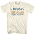 Natural Flash Gordon t-shirt featuring Flash Gordon Conquer design