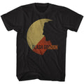 Black Flash Gordon t-shirt featuring Flash Gordon Moon Of Firgia design