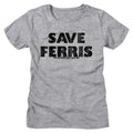 Ferris Bueller's Day Off Ladies T-Shirt - Save Ferris