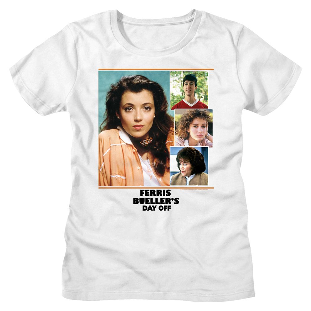 Ferris Bueller's Day Off Ladies T-Shirt - Sloane Collage