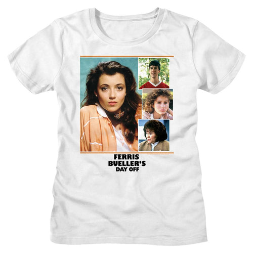 Ferris Bueller's Day Off Ladies T-Shirt - Sloane Collage