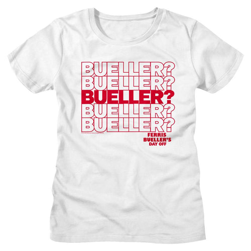 Ferris Bueller's Day Off Ladies T-Shirt - Bueller Repeat