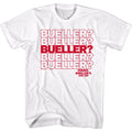 White Ferris Bueller's Day Off t-shirt featuring Ferris Buellers Day Off Bueller Bueller Bueller design