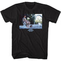 Black Ferris Bueller's Day Off t-shirt featuring Ferris Buellers Day Off Diving Board design