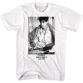 White Ferris Bueller's Day Off t-shirt featuring Ferris Buellers Day Off PJs design