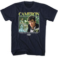 Navy Ferris Bueller's Day Off t-shirt featuring Ferris Buellers Day Off Cameron Frye design