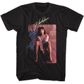 Black Flashdance t-shirt featuring Flashdance 1983 movie poster design