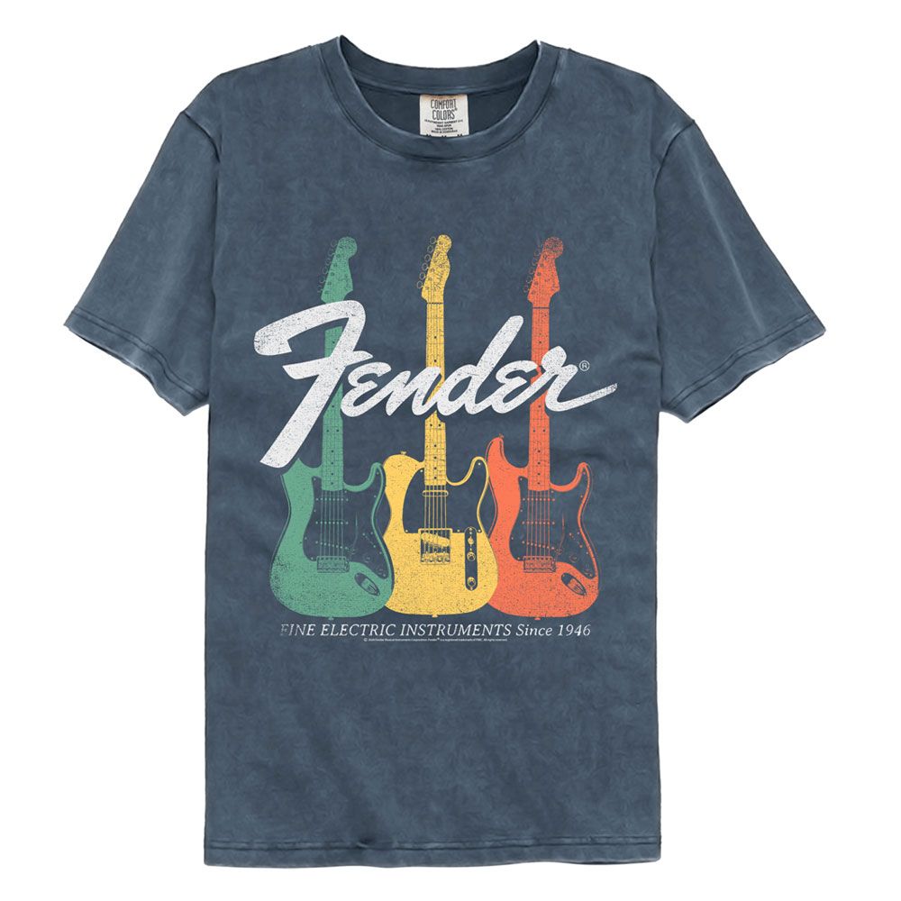 Fender Comfort Colors T-Shirt - Electric Instruments