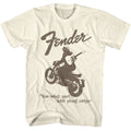 Natural Fender t-shirt featuring Fender You Won't Part design