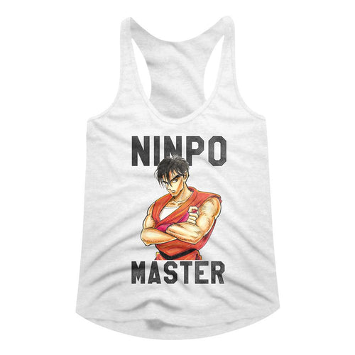 Final Fight Ladies Racerback - Ninja Skills
