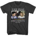 Smoke gray Forrest Gump t-shirt featuring Forrest Gump Like Peas And Carrots design