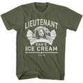 Military green Forrest Gump t-shirt featuring Forrest Gump Lt Dan Ice Cream design