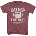 Vintage maroon heather Forrest Gump t-shirt featuring Forrest Gump Sure Is Fast design