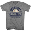 Graphite heather Field of Dreams t-shirt featuring Field of Dreams Go The Distance design