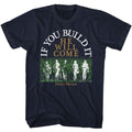 Navy Field of Dreams t-shirt featuring Field of Dreams He Will Come design