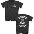 Smoke gray Fall Out Boy t-shirt featuring Fall Out Boy Logo Chicago design