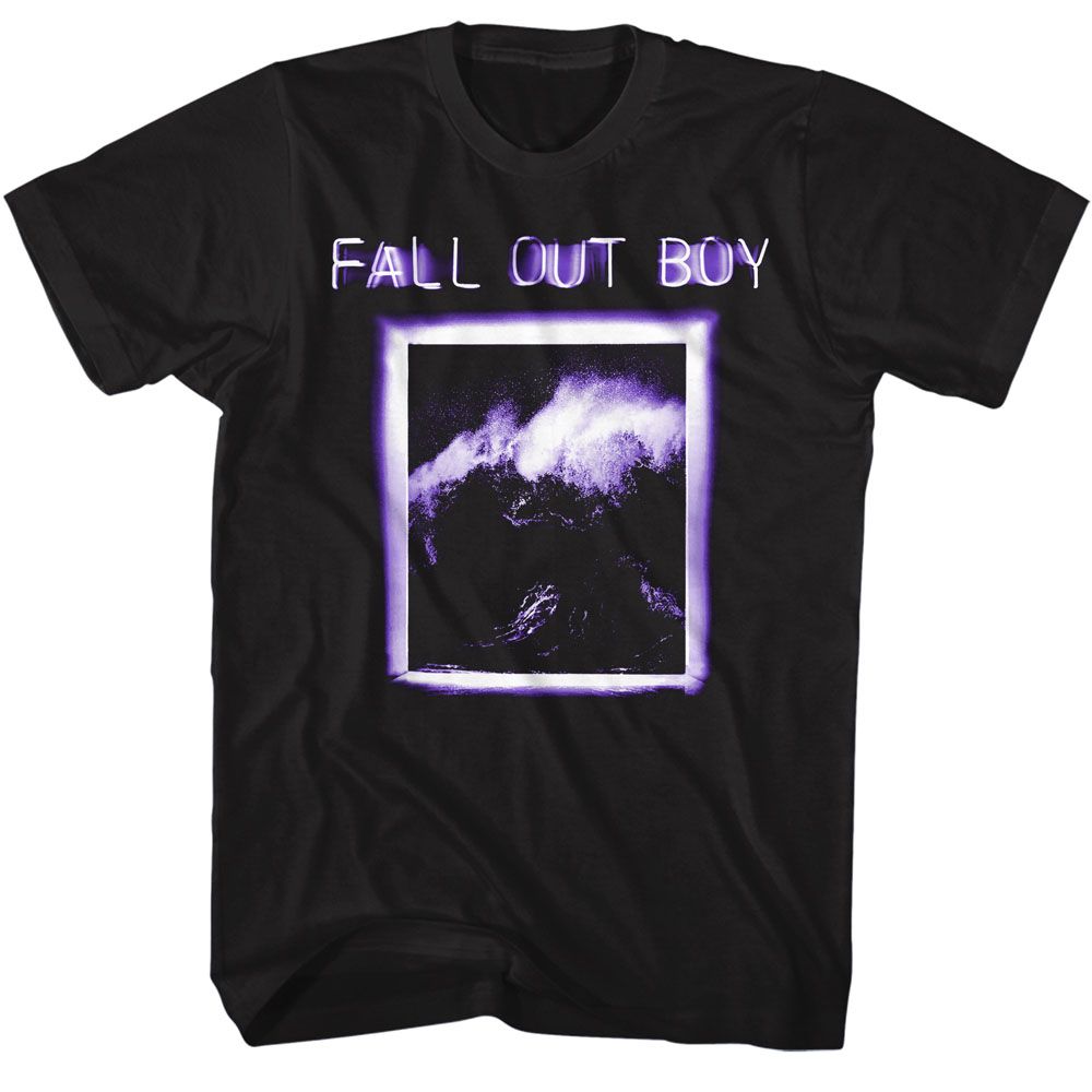 Black Fall Out Boy t-shirt featuring Fall Out Boy Wave design