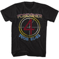 Black Foreigner t-shirt featuring Foreigner 1981-82 Tour design