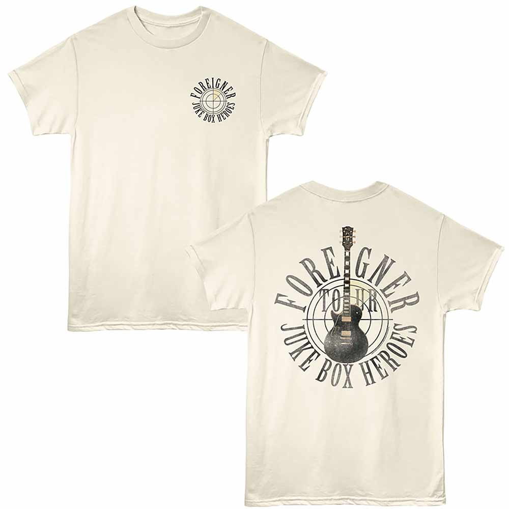 Natural Foreigner t-shirt featuring a Juke Box Heroes design