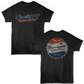Black Foreigner t-shirt featuring a Cold as Ice design