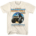 Natural Bigfoot t-shirt featuring Bigfoot 1982 monster truck design