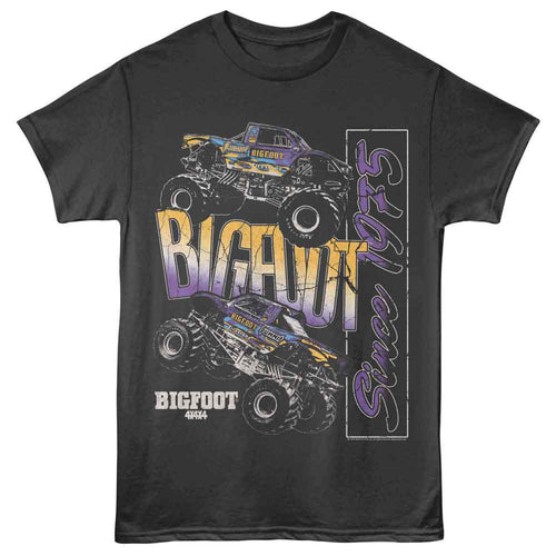Smoke gray Bigfoot t-shirt featuring Bigfoot Two Angles design