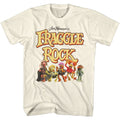 Natural Fraggle Rock t-shirt featuring Fraggle Rock Fraggles And Logo design