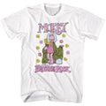 White Fraggle Rock t-shirt featuring Fraggle Rock Mokey design
