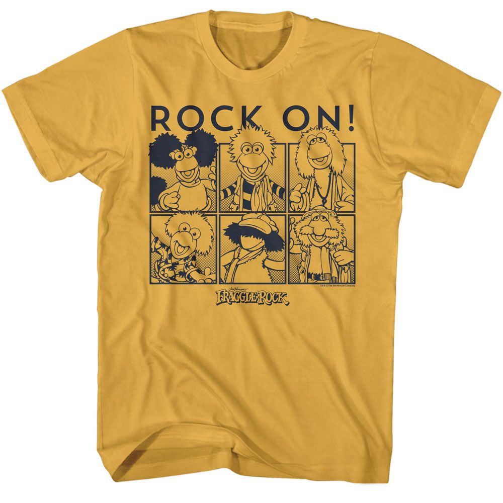 Ginger Fraggle Rock t-shirt featuring Fraggle Rock Halftone Boxes design