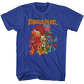 Royal blue Fraggle Rock t-shirt featuring Fraggle Rock Friends Group design