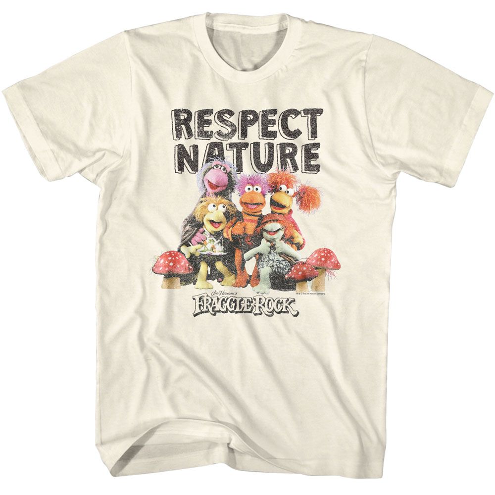 Natural Fraggle Rock t-shirt featuring Fraggle Rock Respect Nature design