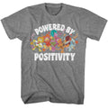 Graphite heather Fraggle Rock t-shirt featuring Fraggle Rock Powered By Positivity design