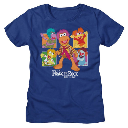 Fraggle Rock Ladies T-Shirt - Four Squares
