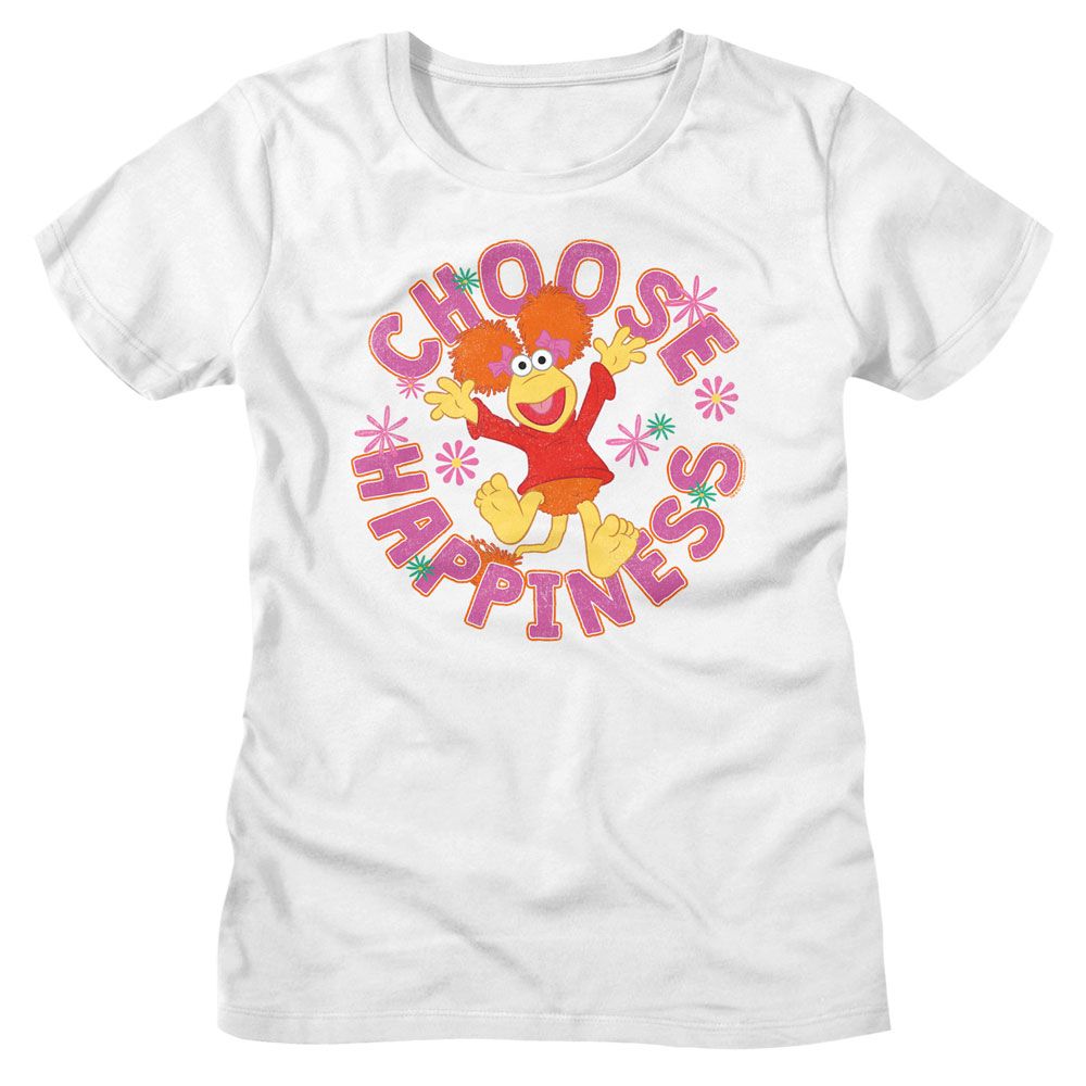 Fraggle Rock Ladies T-Shirt - Choose Happiness