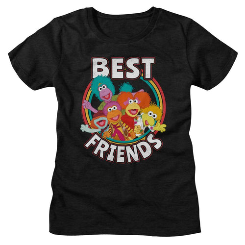 Fraggle Rock Ladies T-Shirt - Best Friends