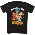Black Fraggle Rock t-shirt featuring Fraggle Rock Night Of The Lights design