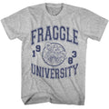 Gray heather Fraggle Rock t-shirt featuring Fraggle Rock University design
