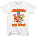 White Fraggle Rock t-shirt featuring Fraggle Rock Value design