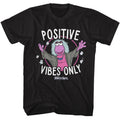 Black Fraggle Rock t-shirt featuring Fraggle Rock Positive Vibes Only design