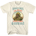 Natural Fraggle Rock t-shirt featuring Fraggle Rock Like Garbage design